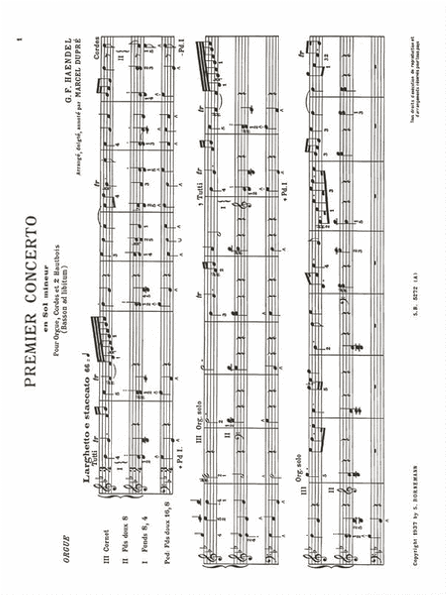 16 Concertos Vol.1 (organ) Organ scores gallery preview page 2
