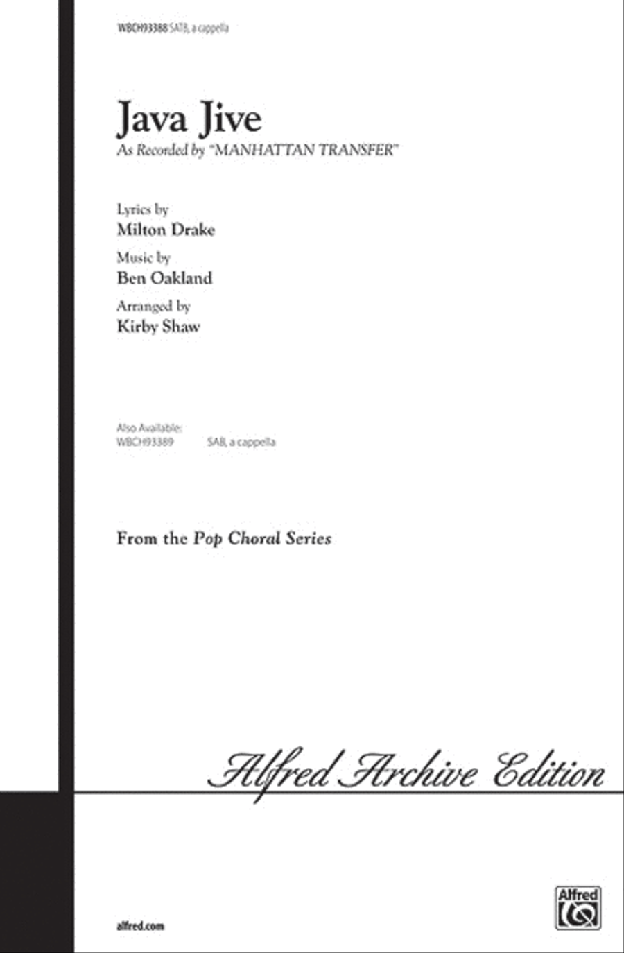 Java Jive 4-Part scores gallery preview page 1