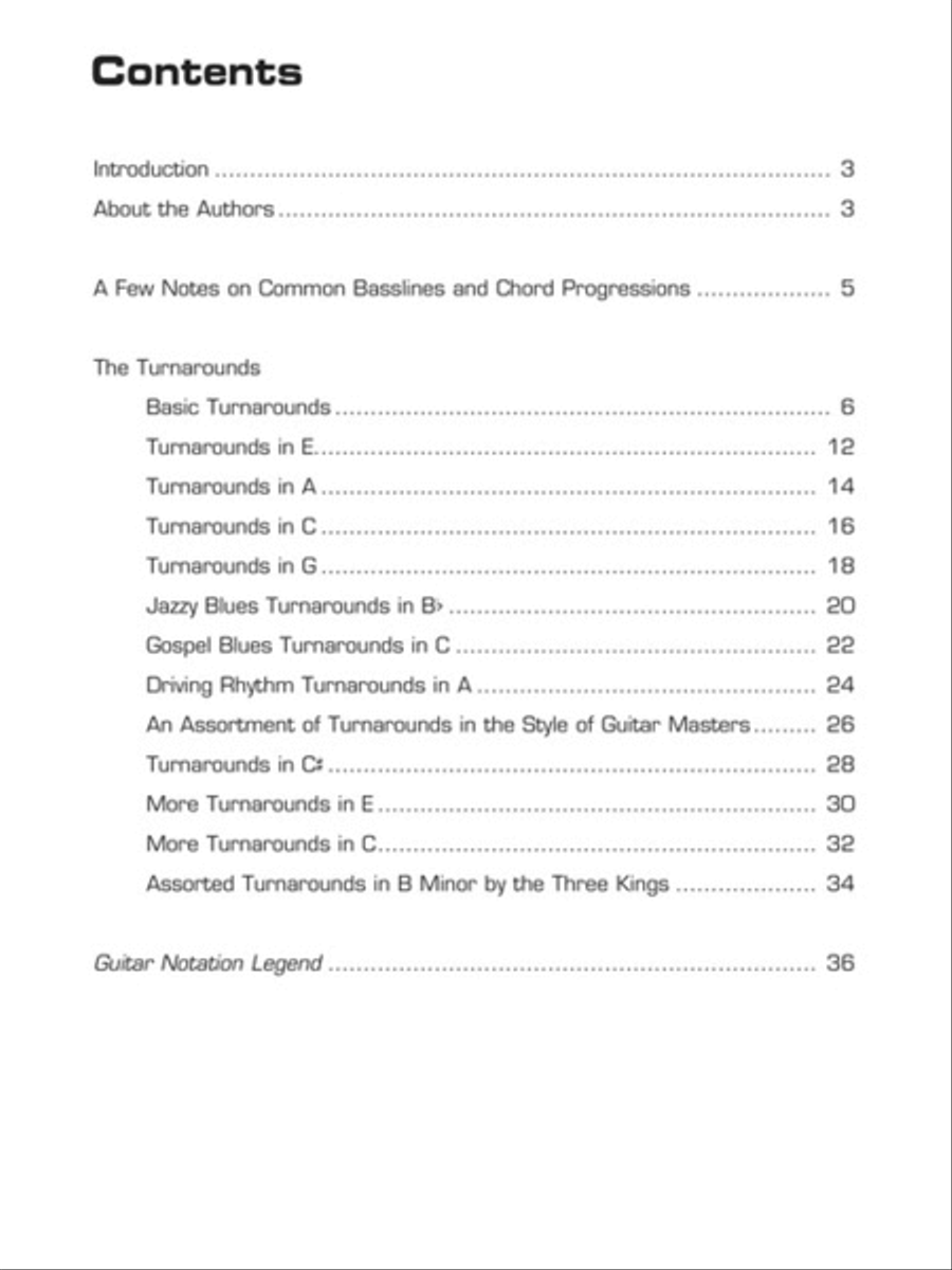 75 Blues Turnarounds 75 Blues Turnarounds Electric Guitar scores gallery preview page 2