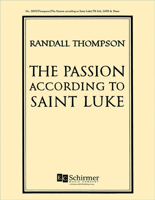 Book cover for The Passion According to Saint Luke