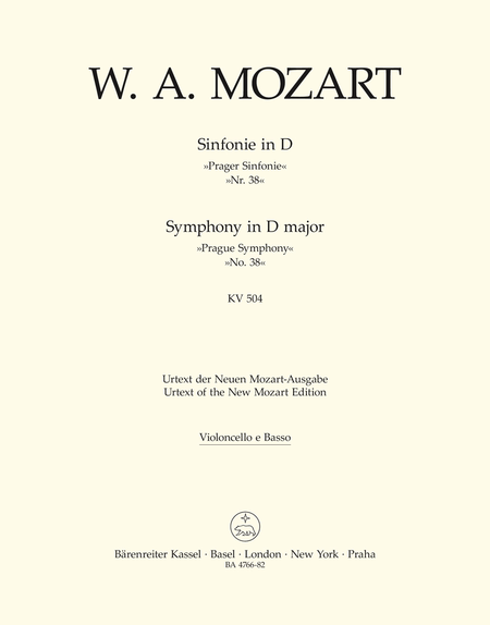 Symphony in D major (No. 38)  Prague