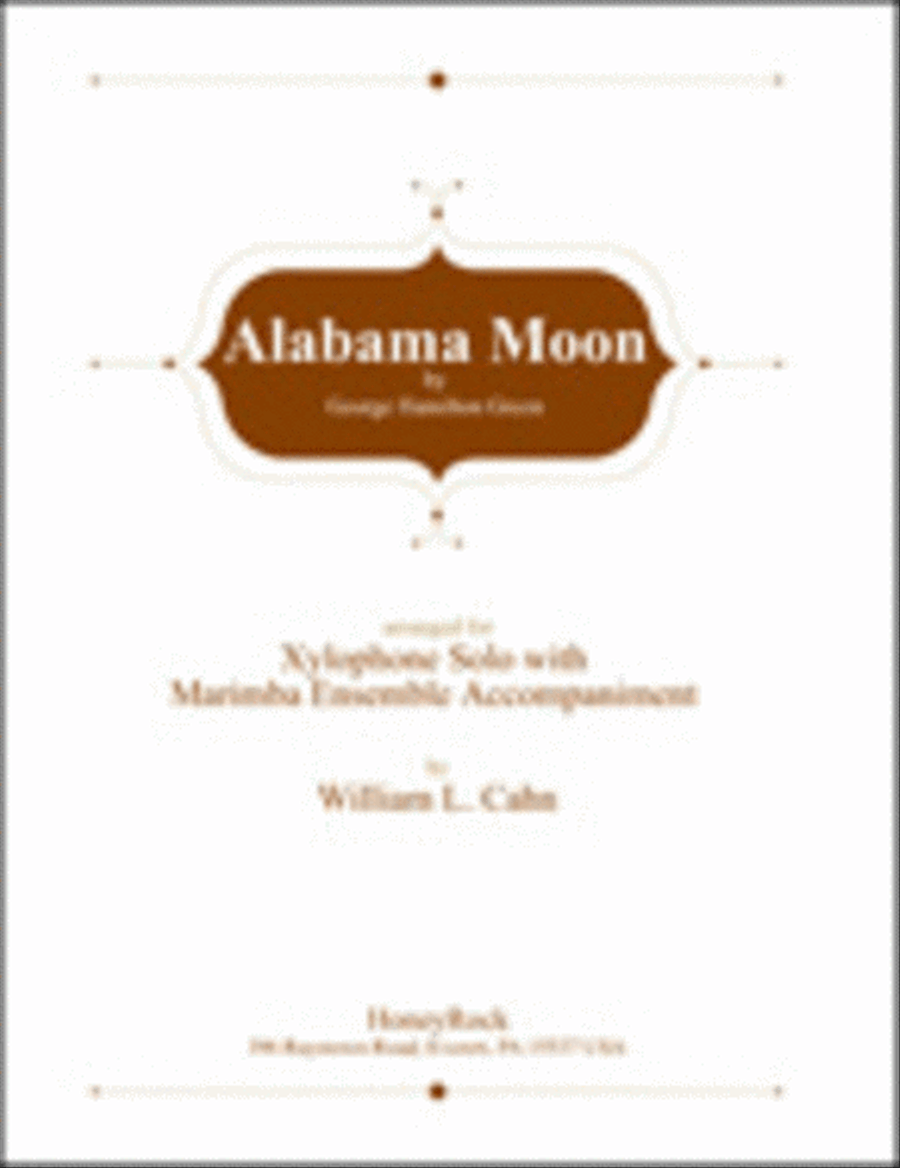 Alabama Moon by William L. Cahn Percussion - Sheet Music