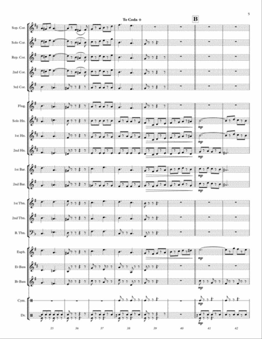 Lakeshore Picnic Lakeshore Picnic Brass Band scores gallery preview page 6