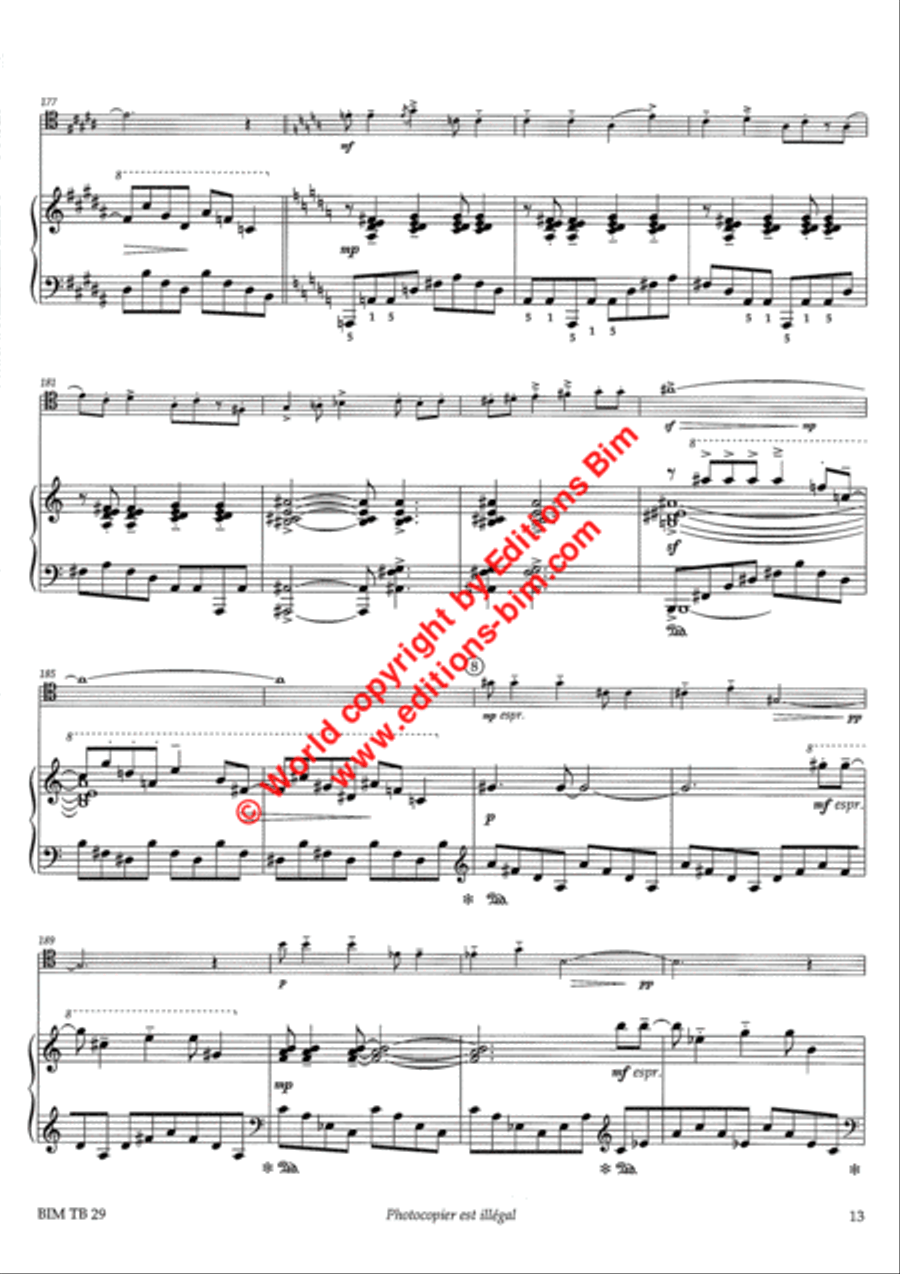 Sonata “At the end of the century Piano Accompaniment scores gallery preview page 8