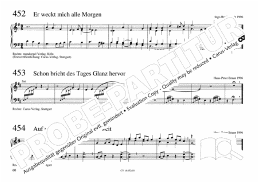 Esslinger Orgelbuch, Bd I-III Organ Solo scores gallery preview page 77