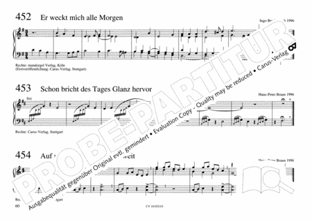Esslinger Orgelbuch, Bd I-III
