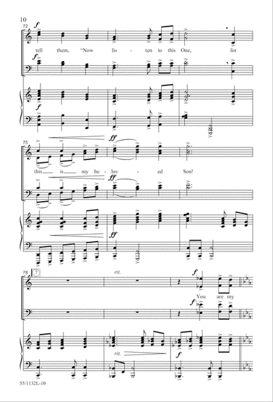 Journey to the Cross 4-Part scores gallery preview page 10