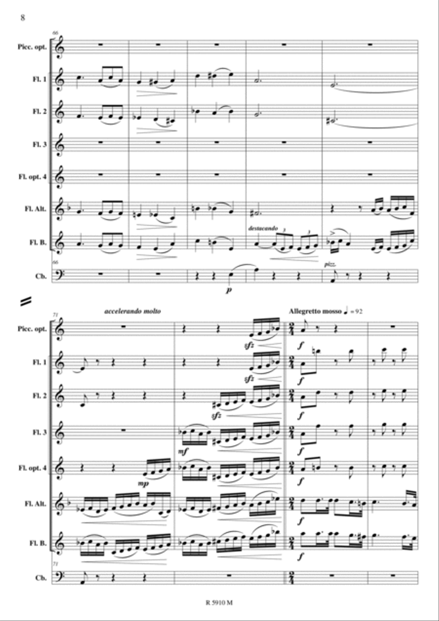 La Oracion del torero Flute scores gallery preview page 9