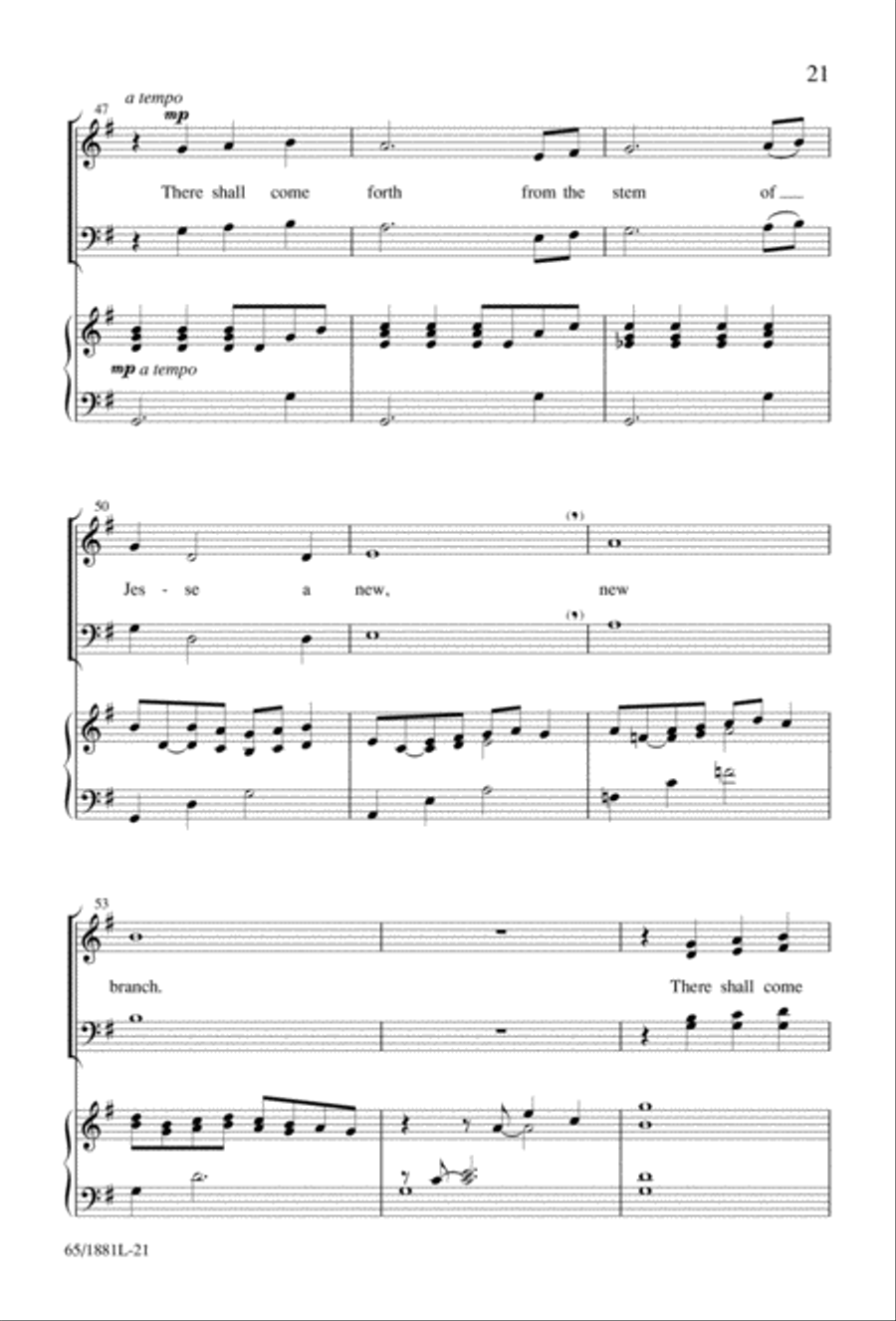 A Very Special Night A Very Special Night Unison Choir scores gallery preview page 23