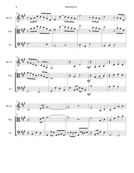 Intermezzo for Viola and Cello - Clarinet and Cello