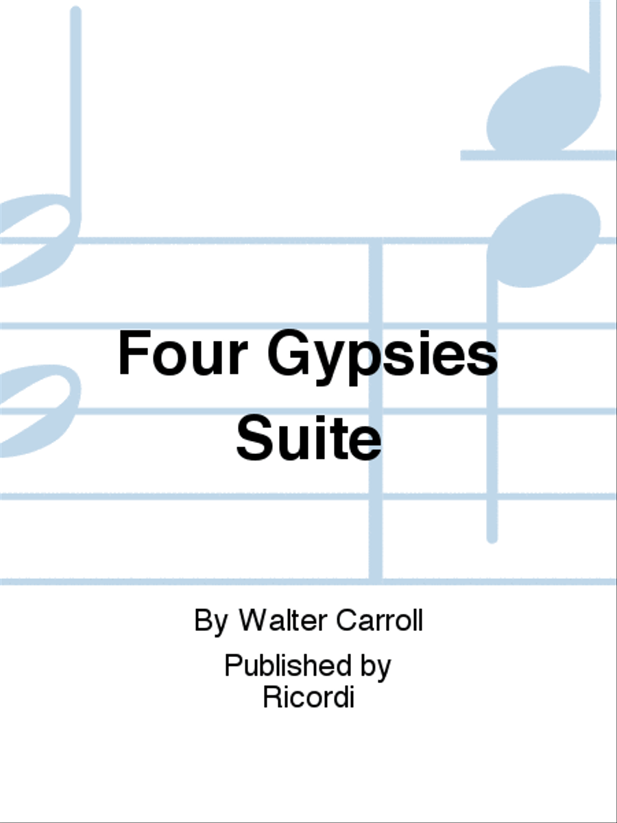 Four Gypsies Suite Piano Solo scores gallery preview page 1