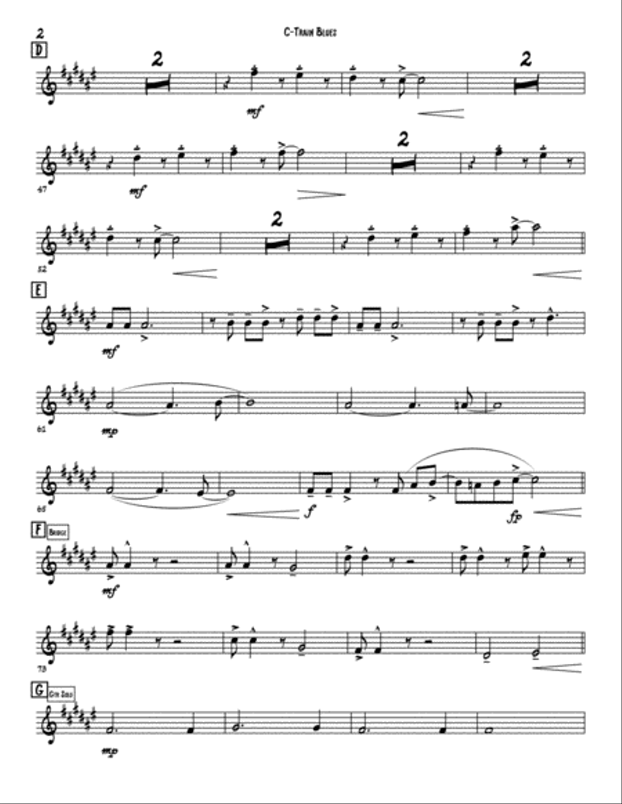 Crazy Train Large Ensemble scores gallery preview page 5