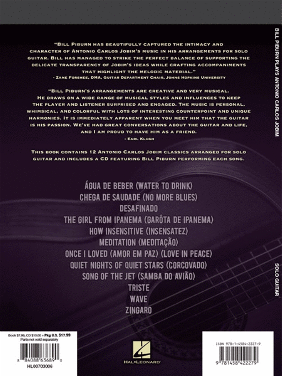 Bill Piburn Plays Antonio Carlos Jobim Guitar Tablature scores gallery preview page 6