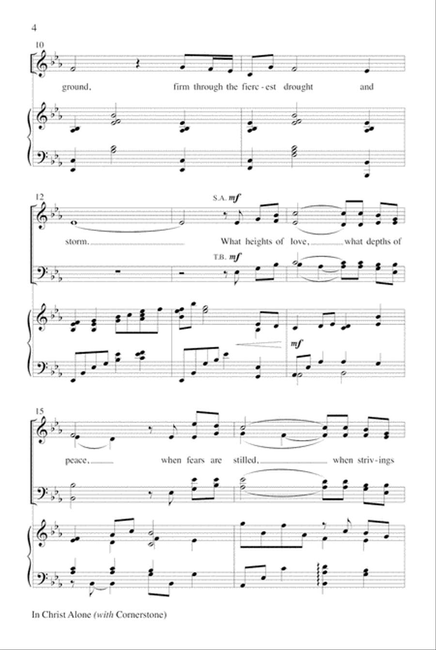 In Christ Alone with Cornerstone Choir scores gallery preview page 4