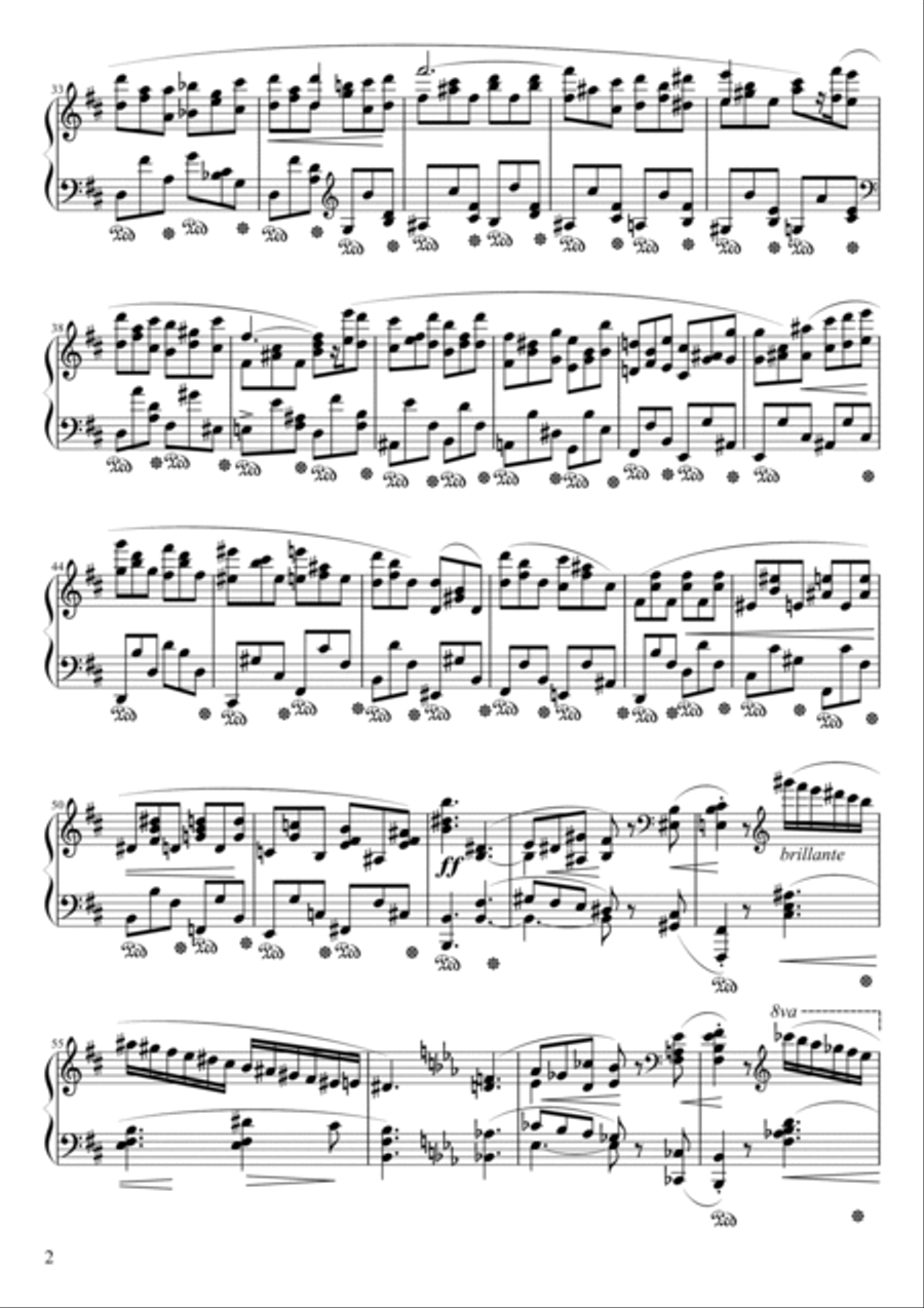 Sonata No. 3, 4th Movement Piano Solo scores gallery preview page 2