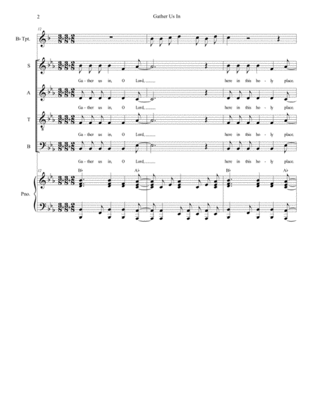 Gather Us In (Solo and SATB) image number null