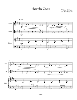 Near the Cross (Violin and Viola Duet with Piano Accompaniment)