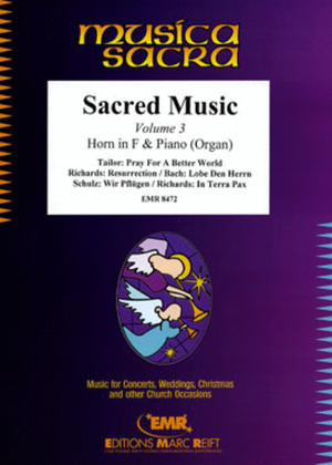 Book cover for Sacred Music Volume 3