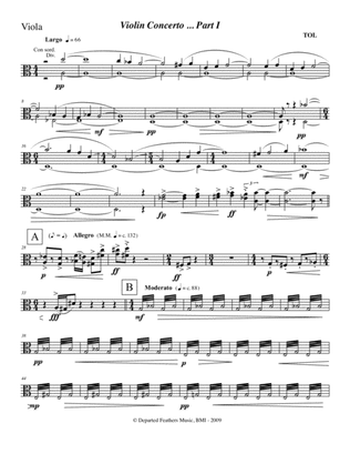 Violin Concerto (2009) Viola part
