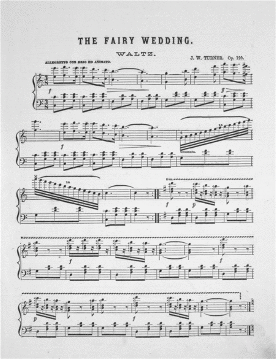 Fairy Wedding Waltz Piano Solo scores gallery preview page 2
