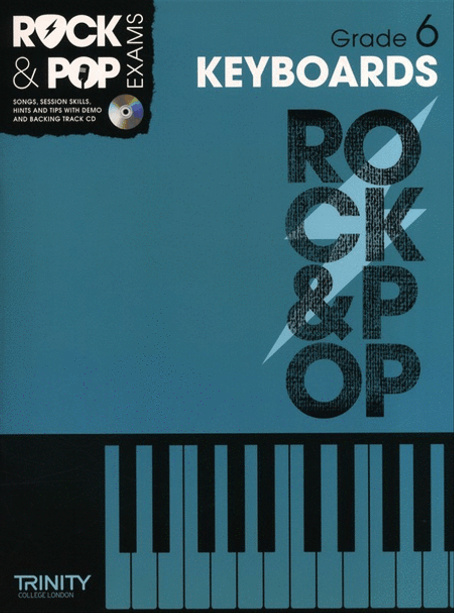Rock & Pop Exams Keyboards Grade 6 Book/CD Piano scores gallery preview page 1