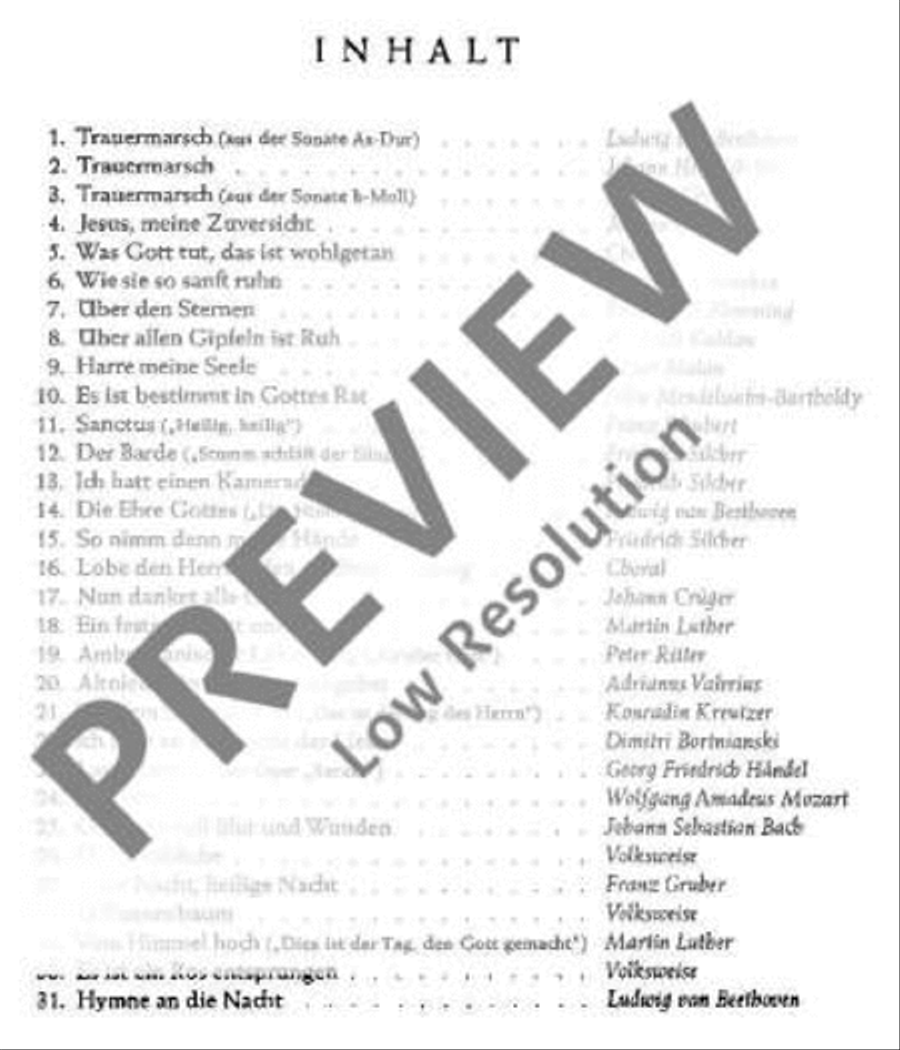 Für Feiern und Feste Clarinet scores gallery preview page 3