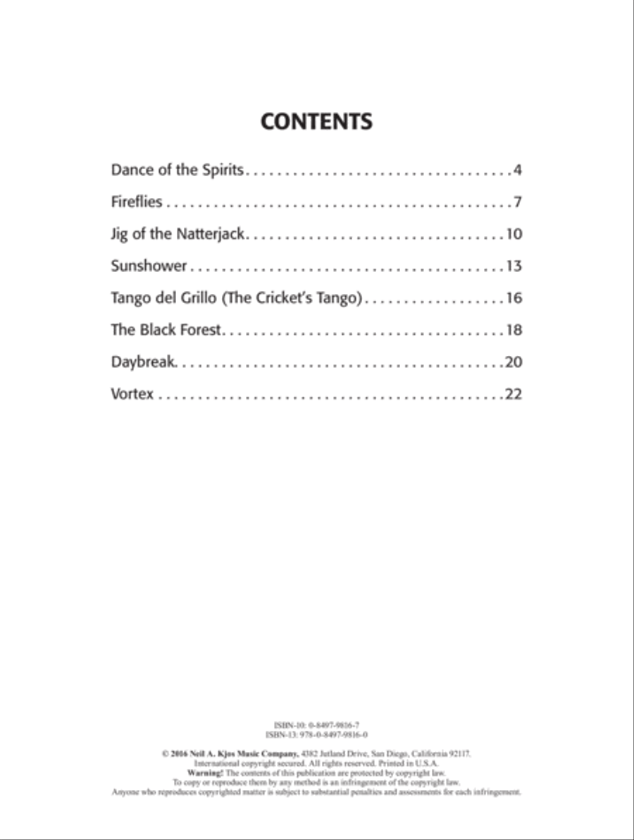 Nature's Cacophany, Book 2 Piano Solo scores gallery preview page 2