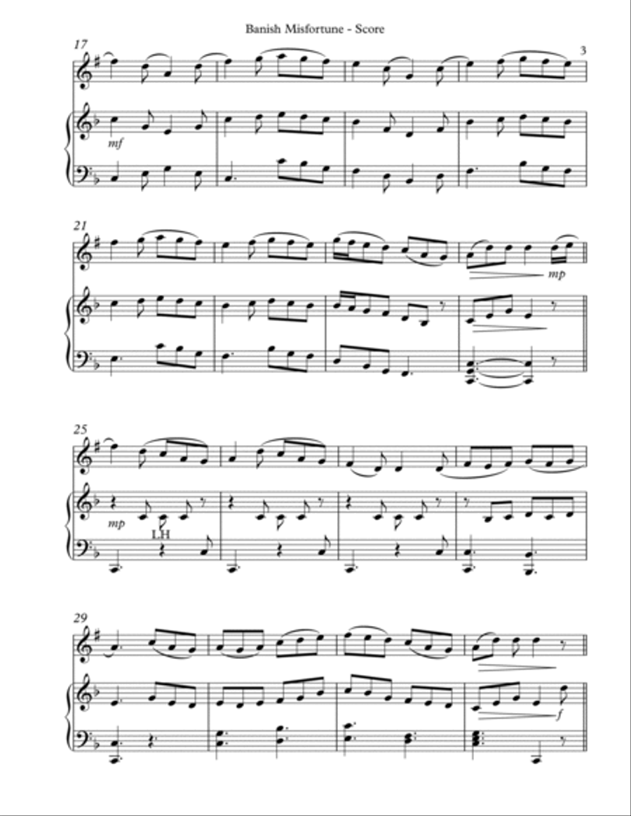 Banish Misfortune for Bb Trumpet & Harp image number null