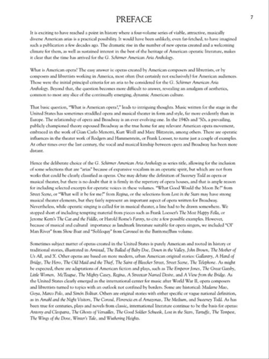 G. Schirmer American Aria Anthology Voice Solo scores gallery preview page 5