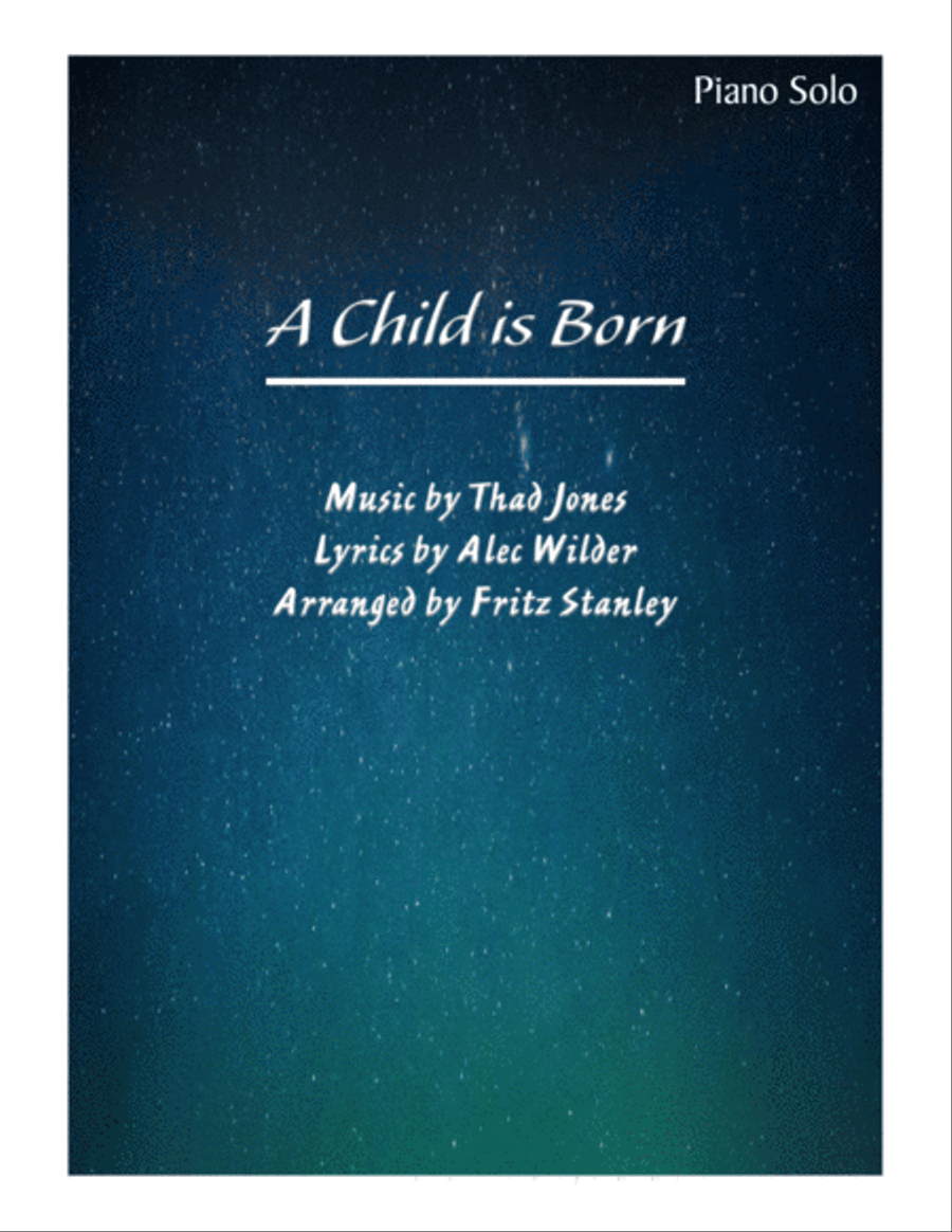 A Child Is Born Piano Solo scores gallery preview page 1