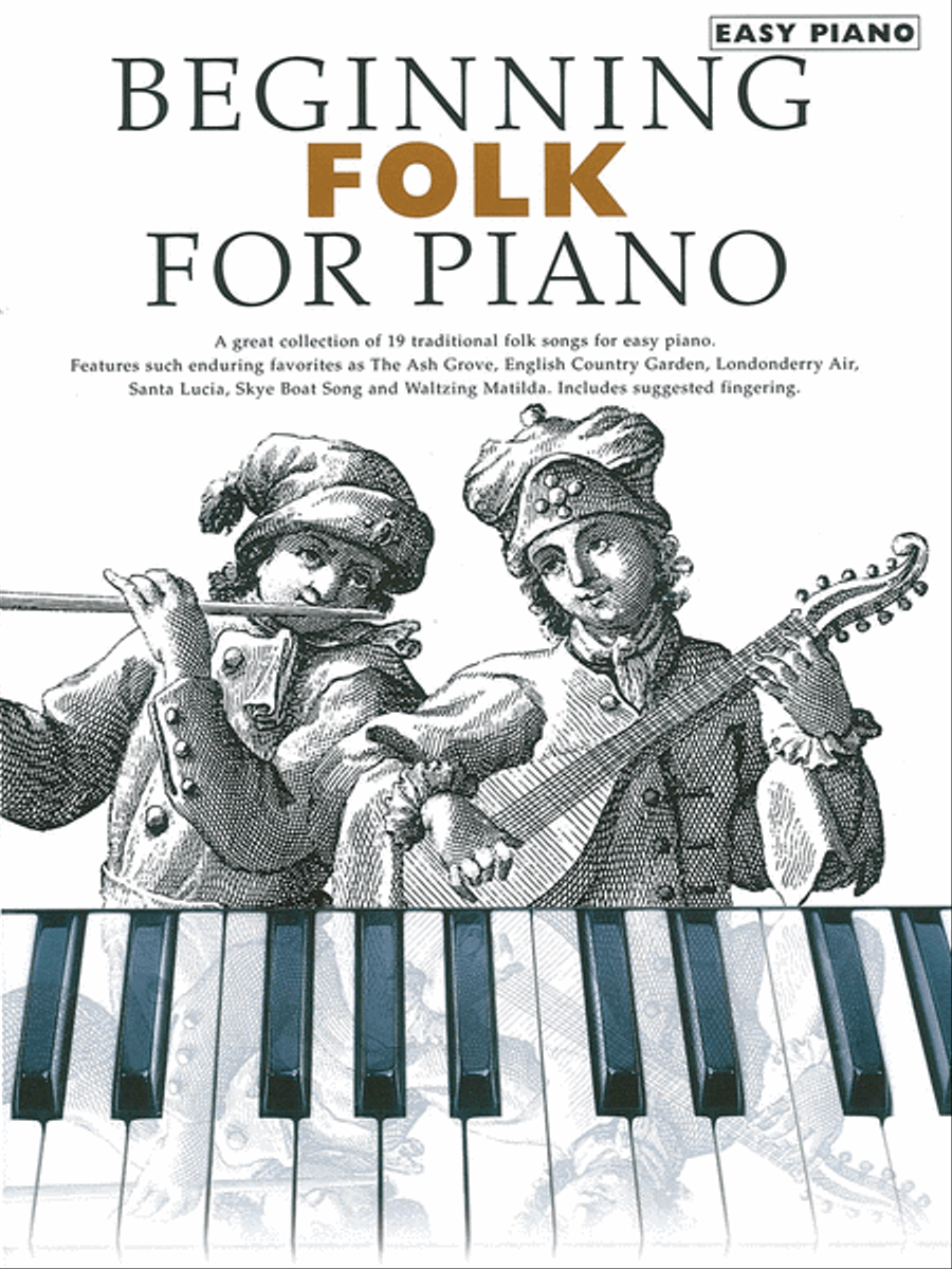 Beginning Folk for Piano Piano Solo scores gallery preview page 1
