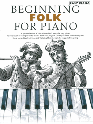 Book cover for Beginning Folk for Piano