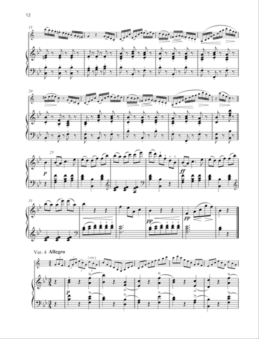 Joy of Music - Discoveries from the Schott Archives Clarinet Solo scores gallery preview page 12