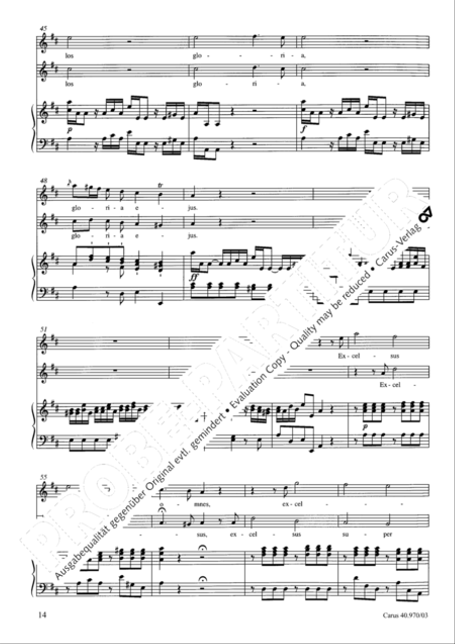 Laudate pueri SSA scores gallery preview page 15
