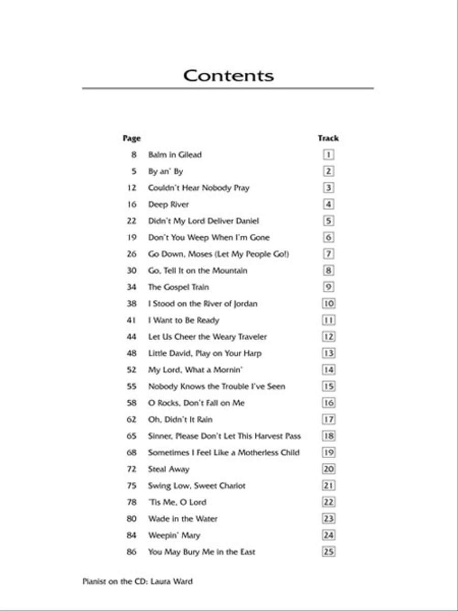25 Spirituals Arranged by Harry T. Burleigh Low Voice scores gallery preview page 4