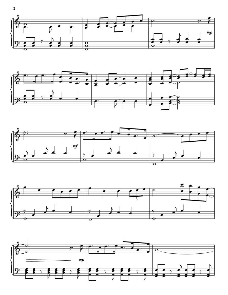 What You See In The Mirror Piano Solo scores gallery preview page 2