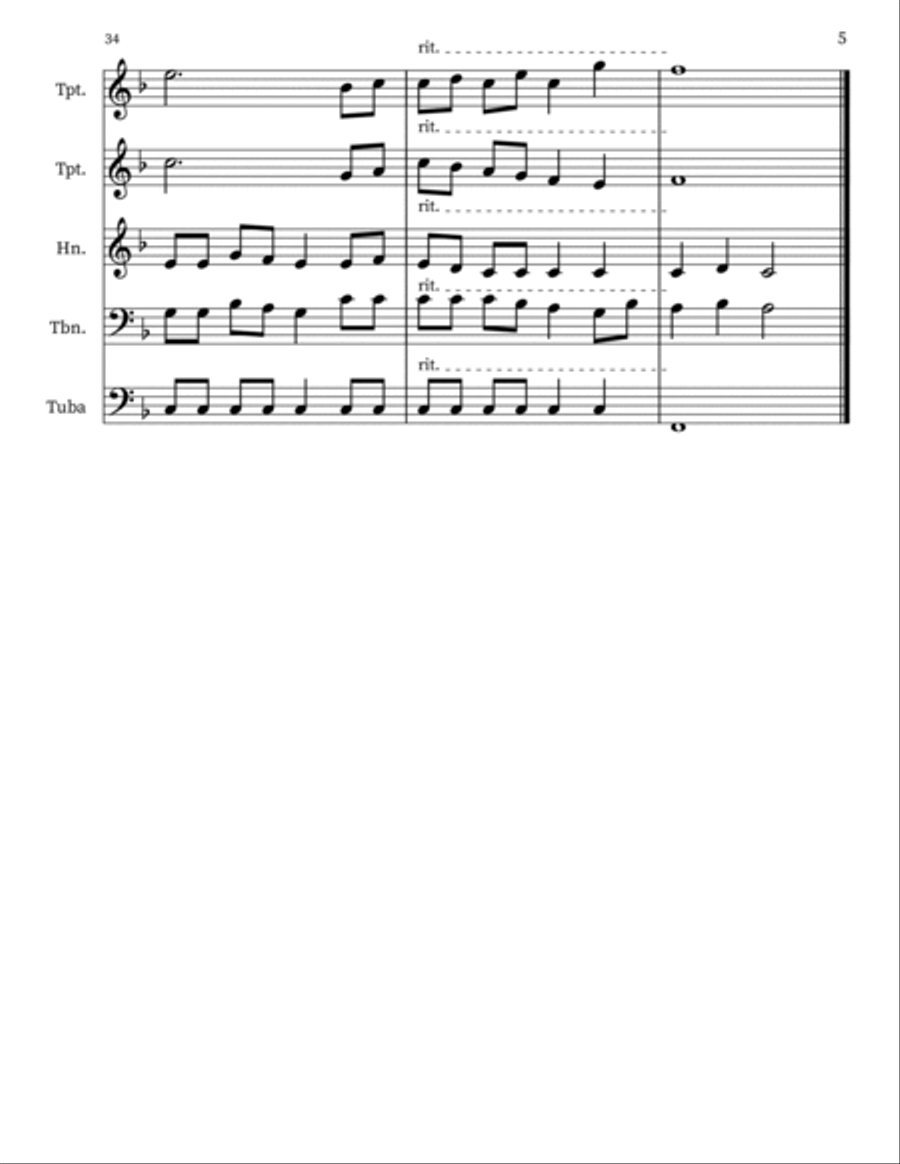 Since I Have Been Redeemed Small Ensemble scores gallery preview page 5