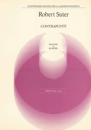 Book cover for Contrapunti - 3 x 4 Etuden
