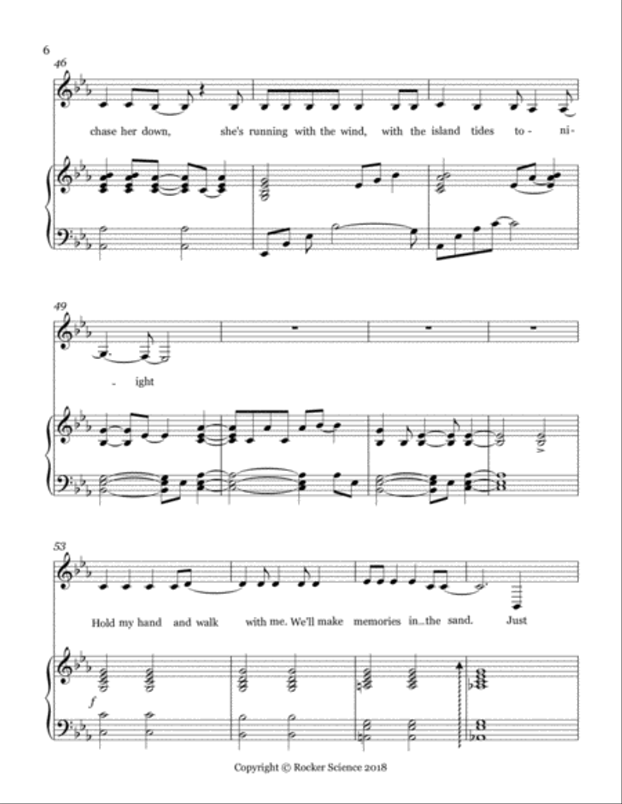 Girl I'm Gonna Marry You Voice scores gallery preview page 6