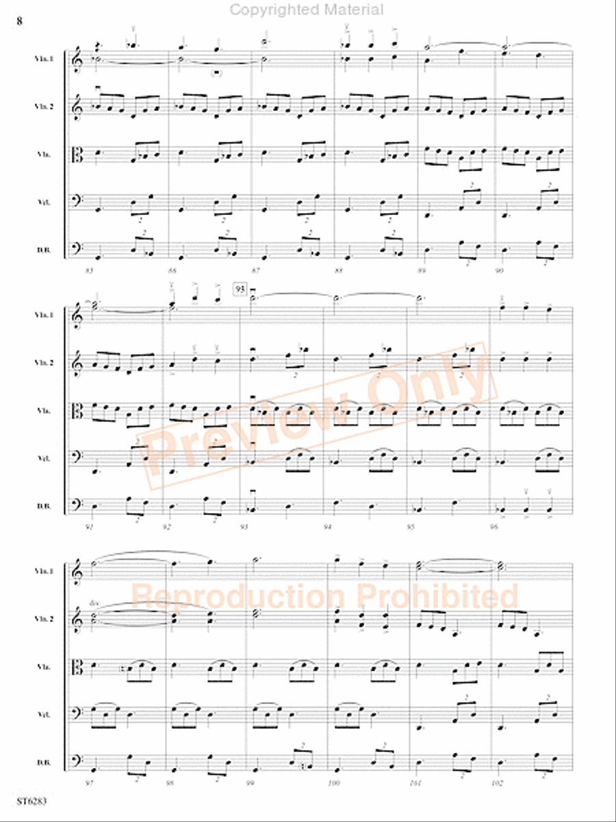 Orion and the Scorpion String Orchestra scores gallery preview page 9