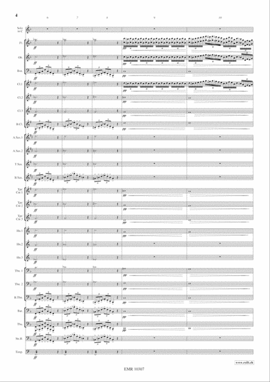 Chorus Of Hebrew Slaves Concert Band scores gallery preview page 5