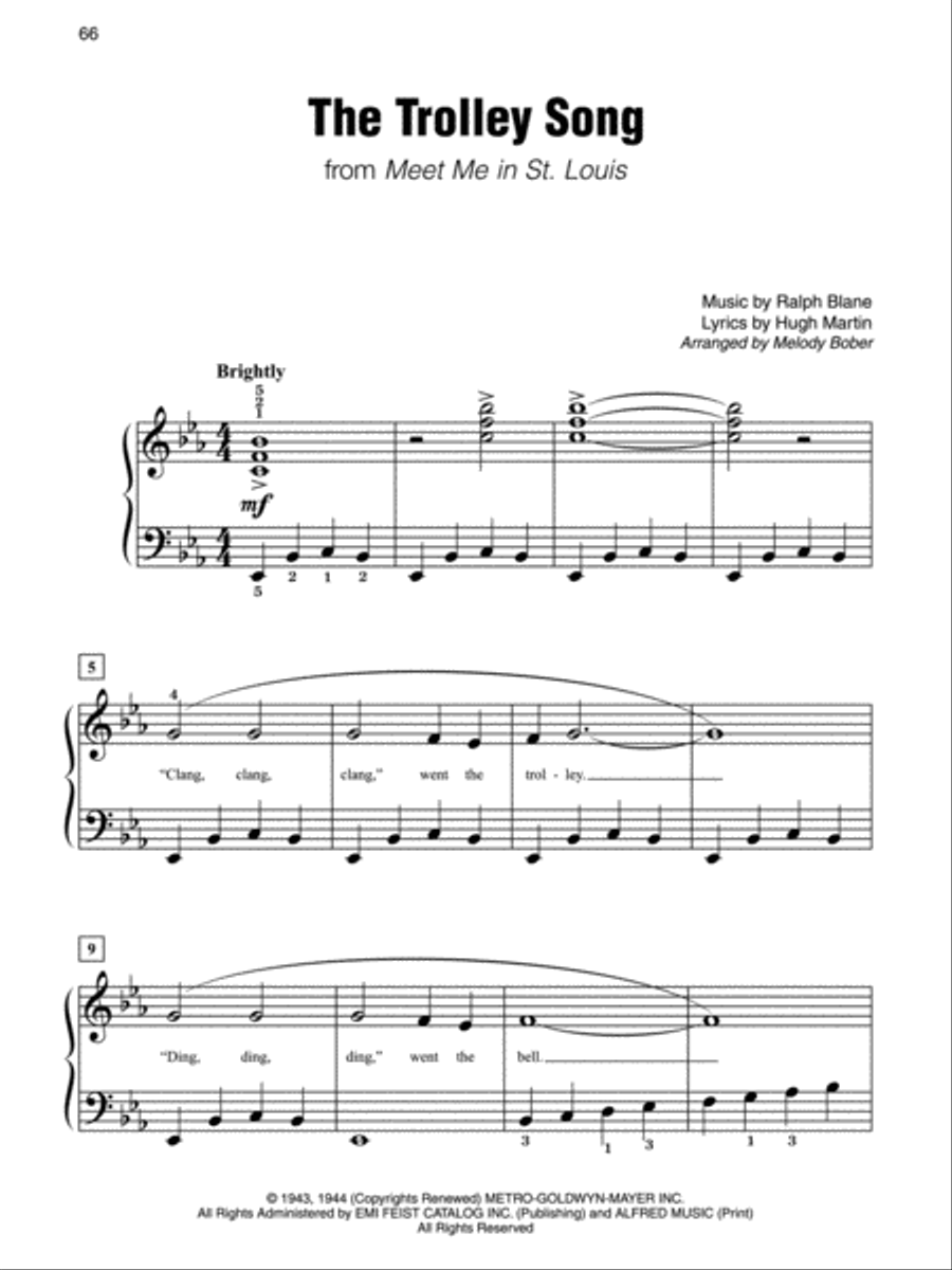 Simply Love Themes Easy Piano scores gallery preview page 5