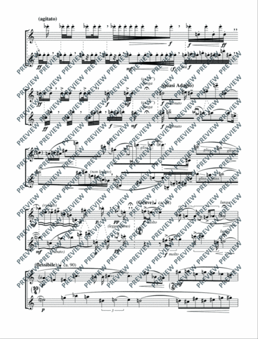 á deux English Horn scores gallery preview page 13