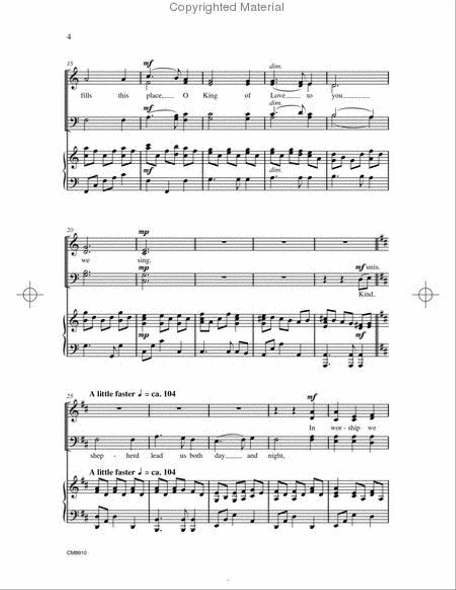 We Are Your People, O Lord! 4-Part scores gallery preview page 3