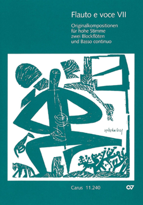 Book cover for Flauto e voce VII