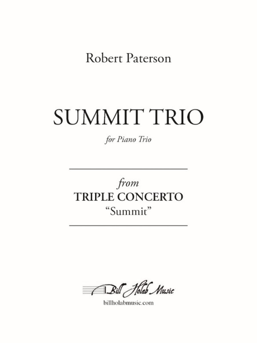 Summit Trio Piano Trio scores gallery preview page 1