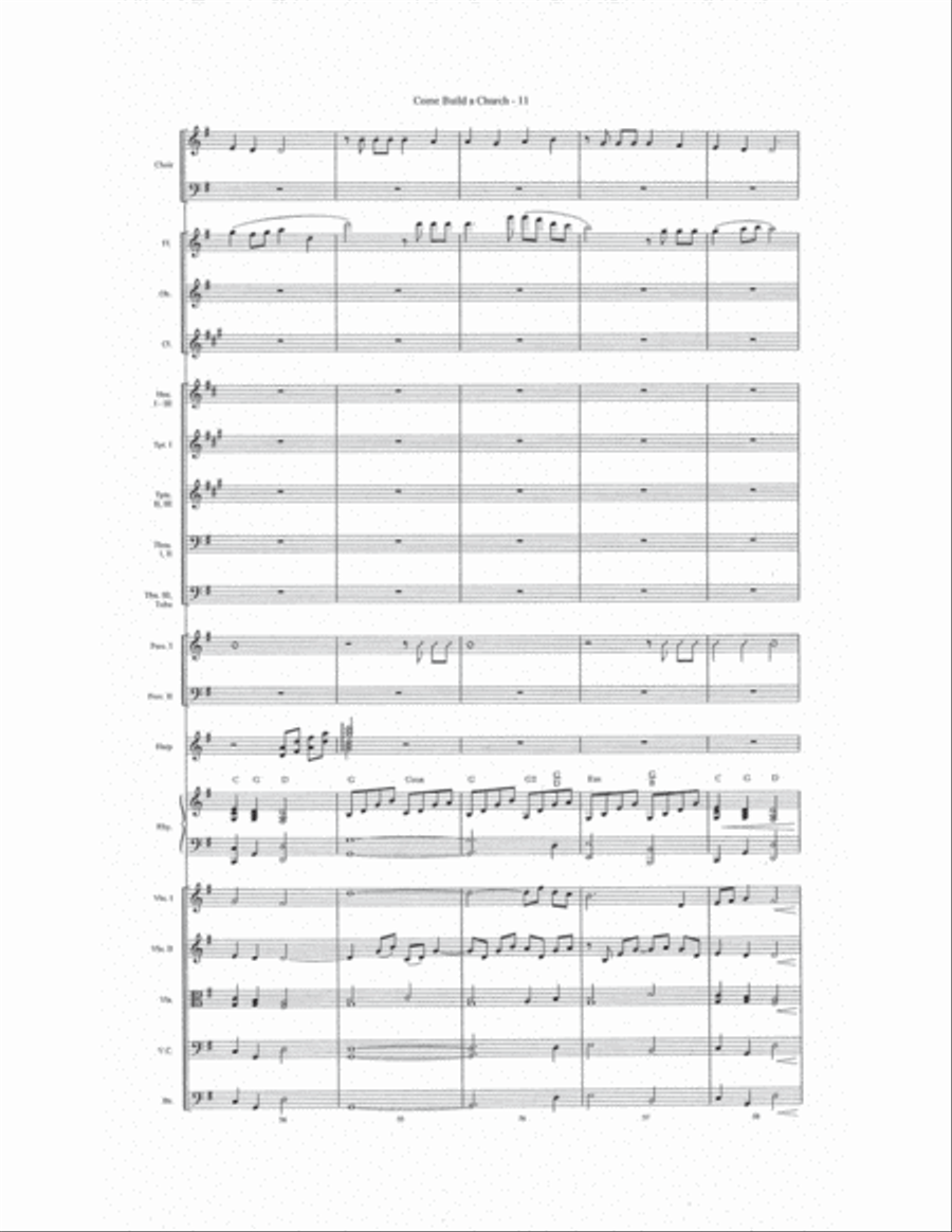 Come Build a Church Choir scores gallery preview page 12