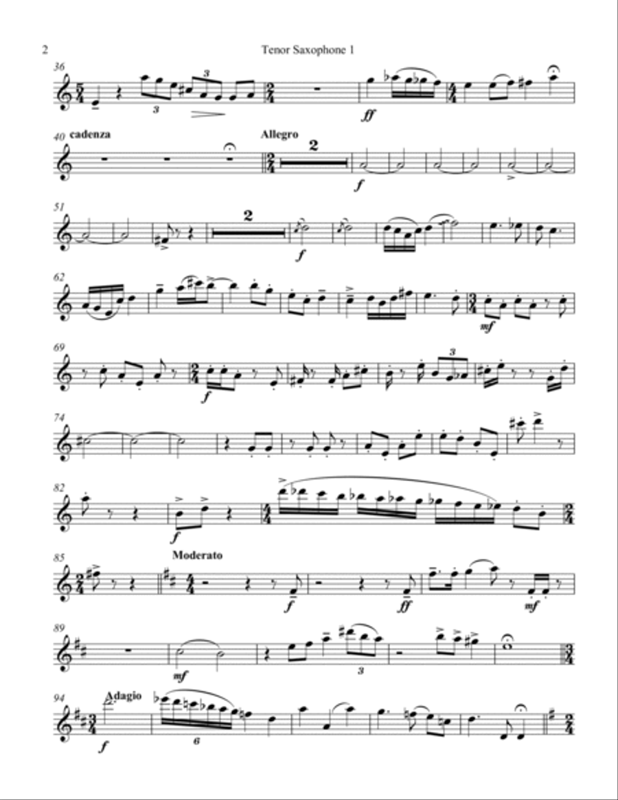 Themes with Interrupted Melodies Woodwind Trio scores gallery preview page 4