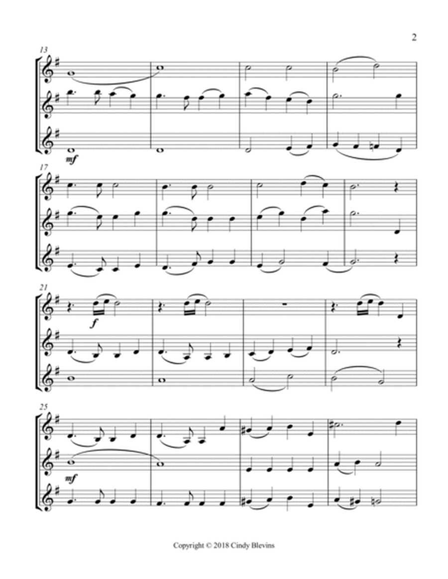 America, the Beautiful, Clarinet Trio image number null