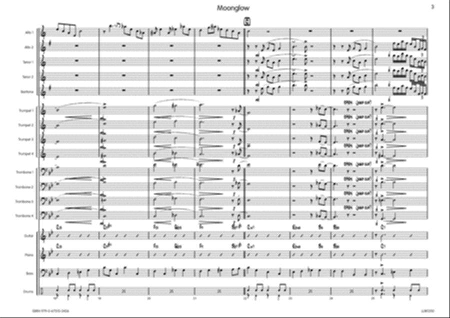 Moonglow Big Band scores gallery preview page 4